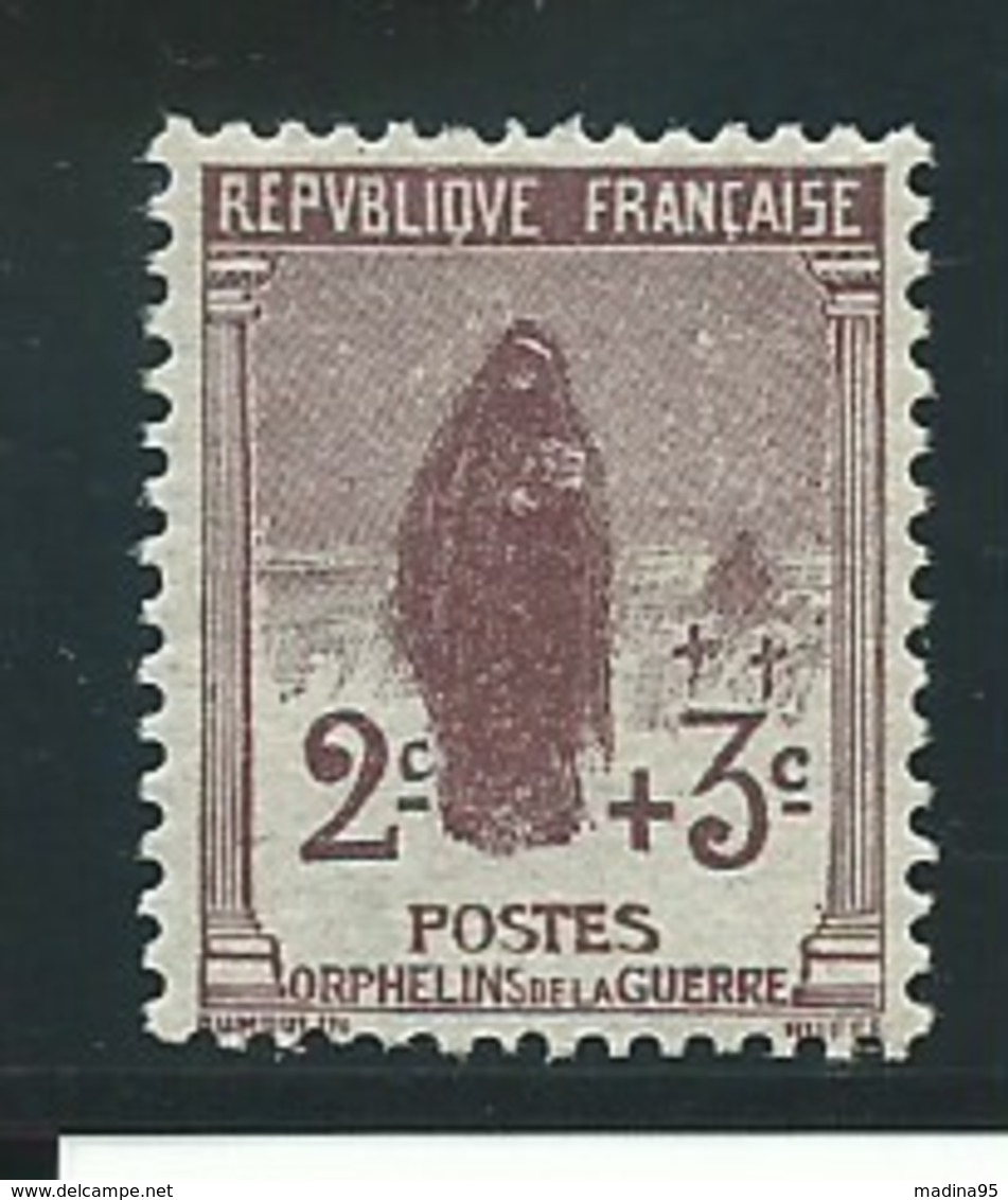 FRANCE; *, N° YT 148, Brun-lilas, Ch. Trés Légère, TB - Gebraucht