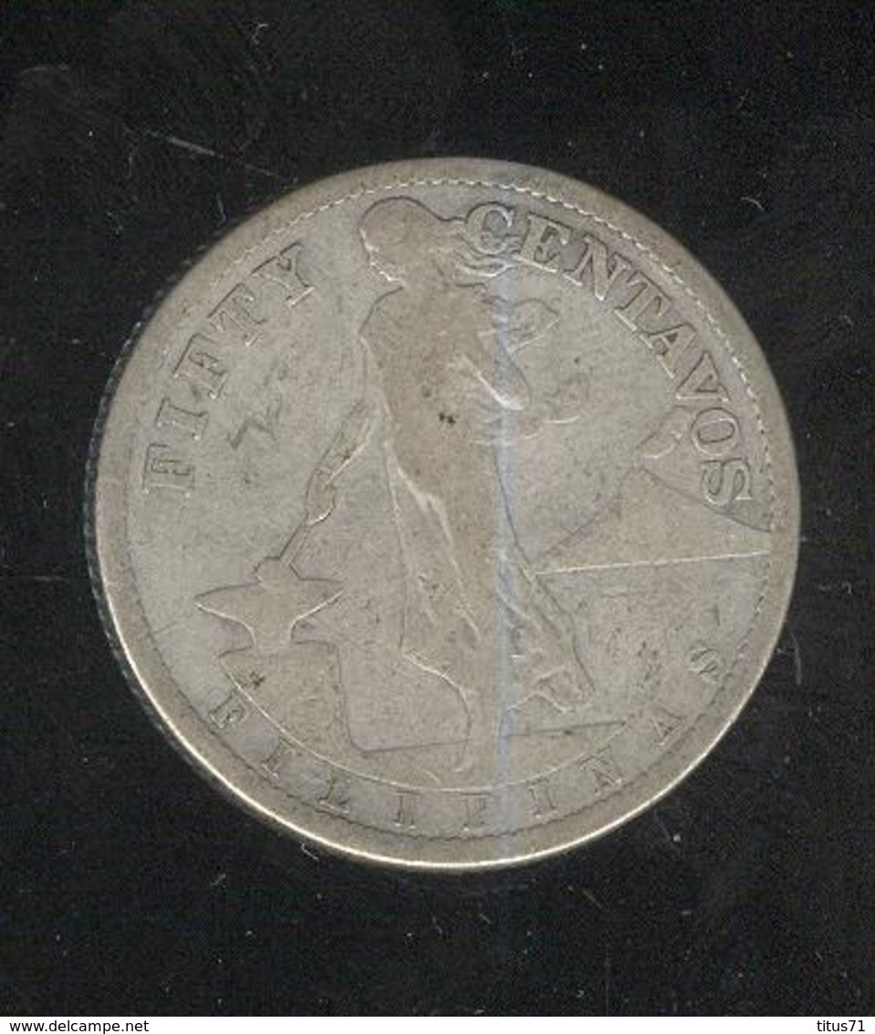 50 Cents Philippines 1919 TB+ ( Lot 2 ) - Philippinen