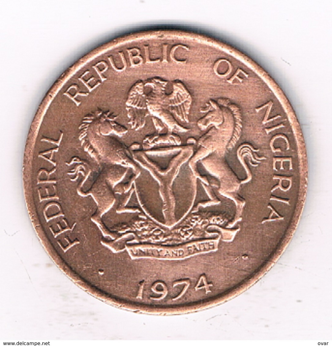 1 KOBO 1974 NIGERIA /4554/ - Nigeria