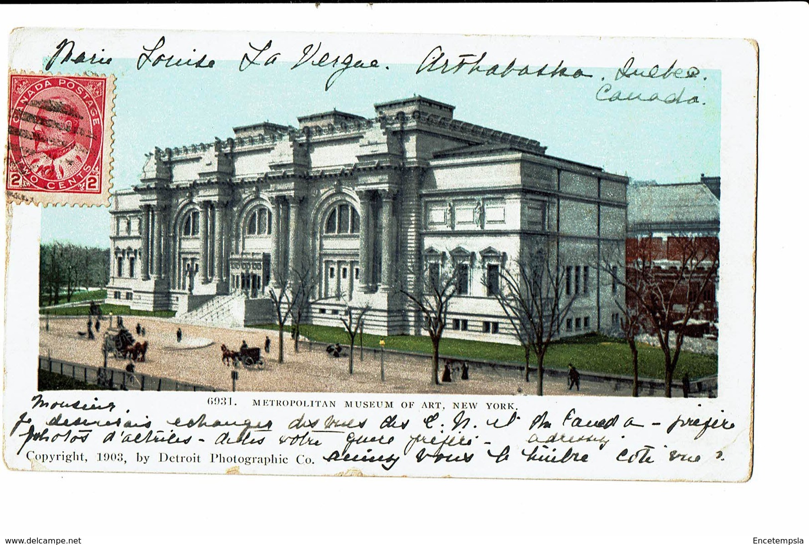 CPA - Carte Postale- Etats Unis- New York- Metropolitan Museum Of Art -1904-VM3274 - Other & Unclassified