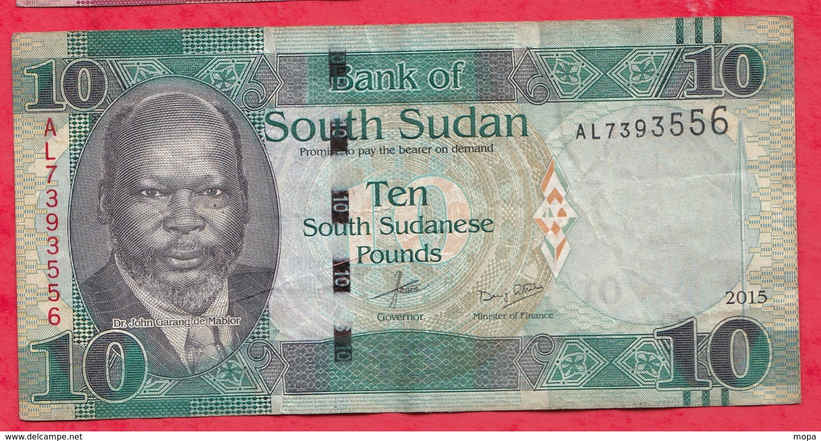 Soudan Du Sud 10 South Sudanese Pounds-- 2015---VG/TTB - Soudan Du Sud