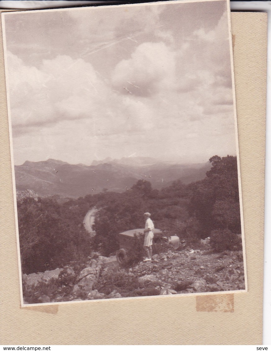 PLAMA MAJORQUE Route De Pollensa 1930 Photo Amateur Format Environ 7,5 Cm X 5,5 Cm - Lieux