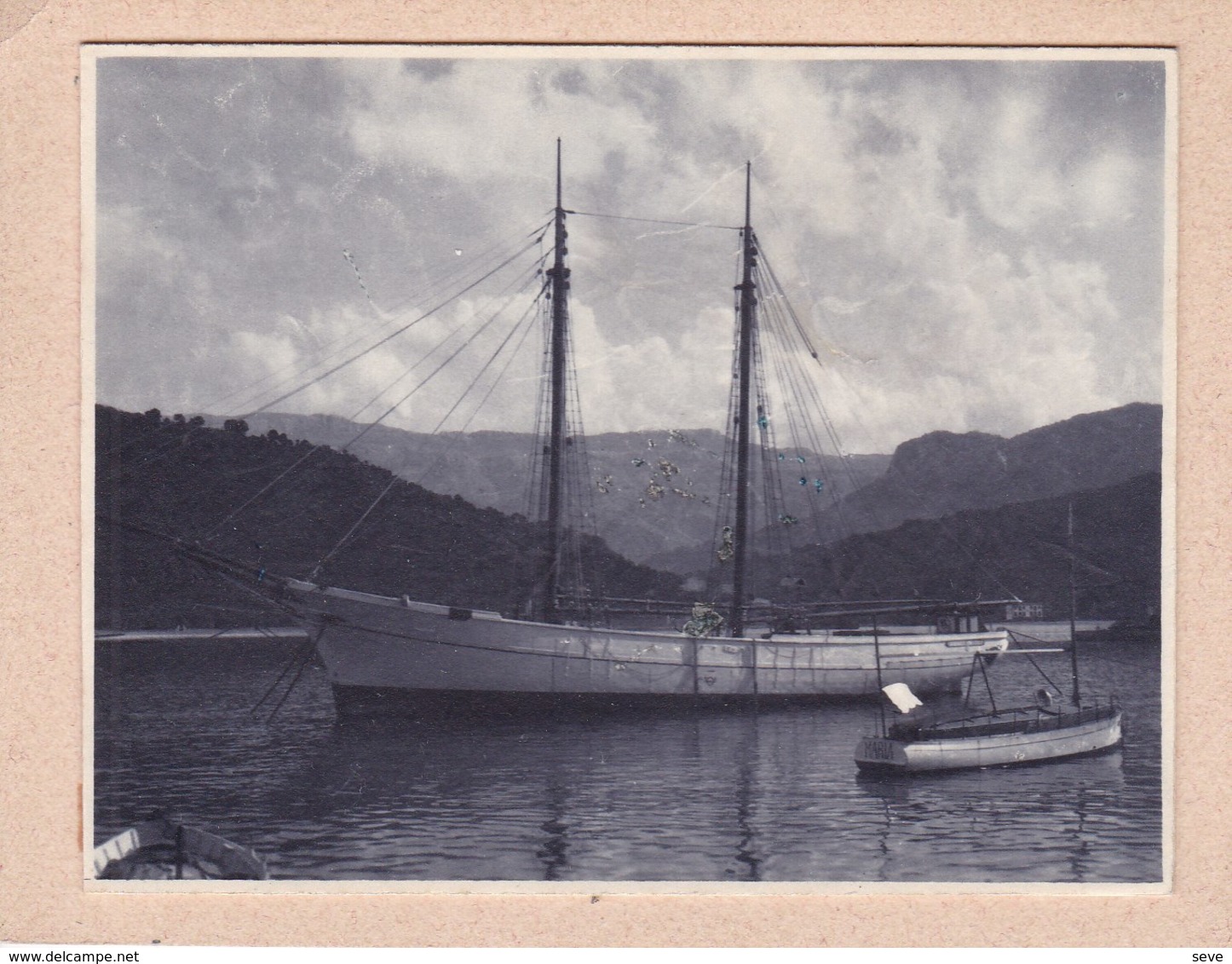PLAMA MAJORQUE Puerto De SOLLER 1930 Photo Amateur Format Environ 7,5 Cm X 5,5 Cm - Lieux