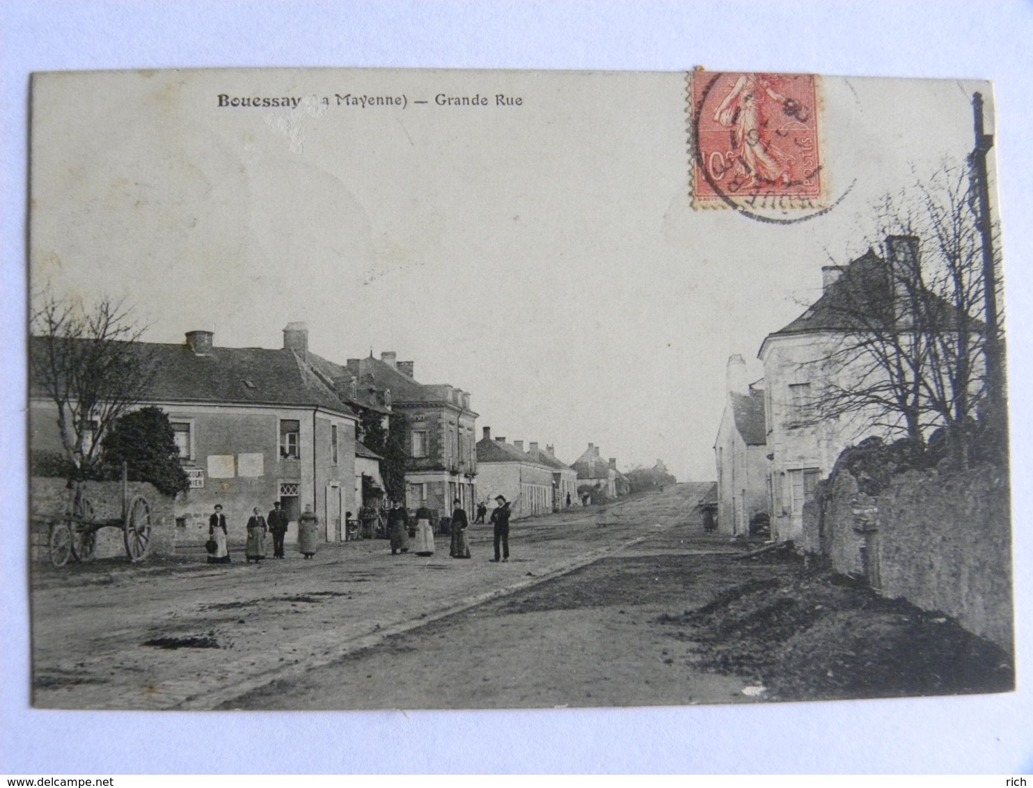 CPA (53) Mayenne - BOUESSAY - Grande Rue - Autres & Non Classés