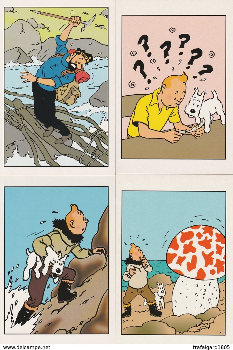 533.  TINTIN - Cartes Postales