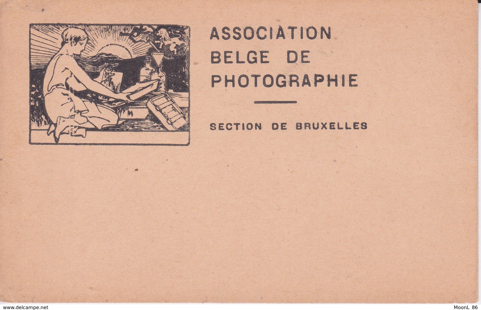 BELGIQUE CPA 1900 -  BRUXELLES - ASSOCIATION BELGE DE PHOTOGRAPHIE - Autres & Non Classés