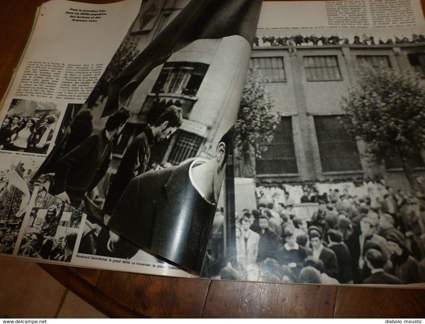 1968  PARIS-MATCH - Les journées historiques des barricades de Mai 68 - TOUTES LES PHOTOS (Cohn-Bendit, etc)