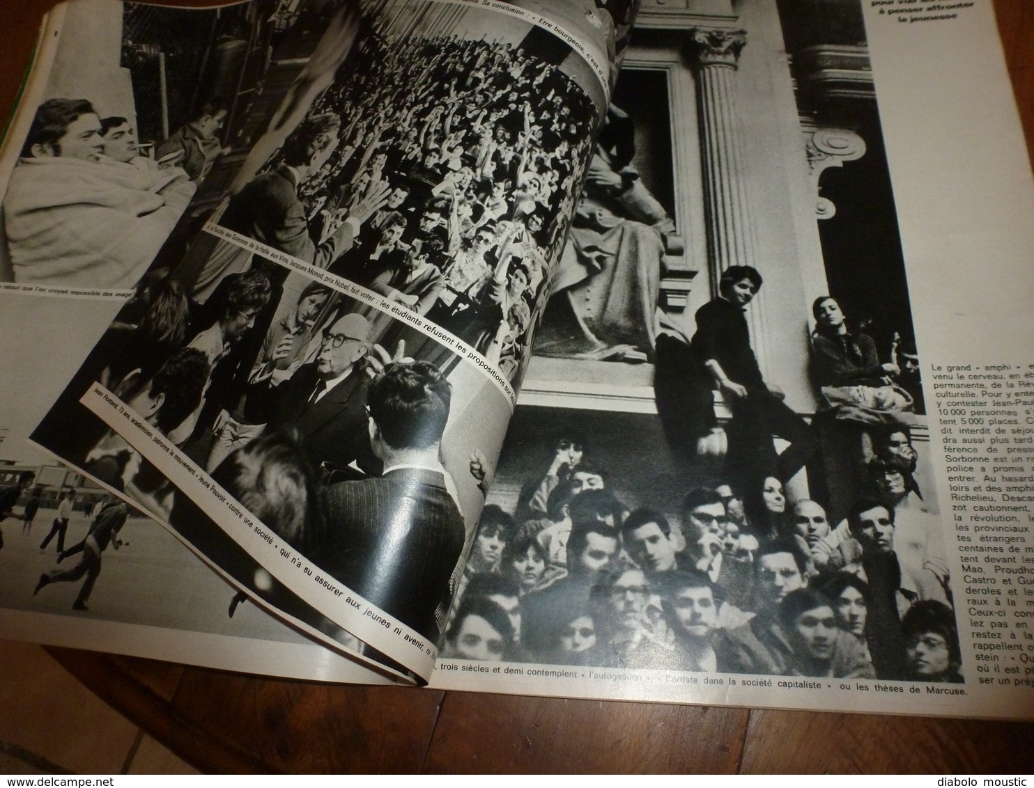 1968  PARIS-MATCH - Les journées historiques des barricades de Mai 68 - TOUTES LES PHOTOS (Cohn-Bendit, etc)