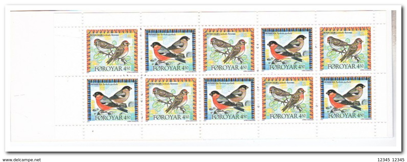 Faroer 1997, Postfris MNH, Birds ( Booklet, Carnet ) - Faeroër