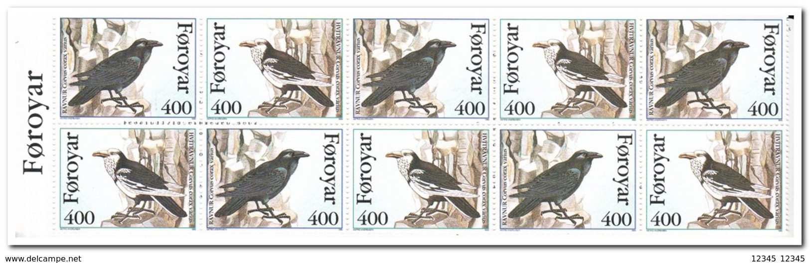 Faroer 1995, Postfris MNH, Birds ( Booklet, Carnet ) - Faeroër