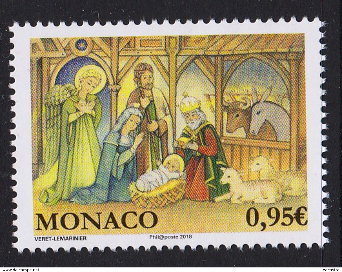 13.- MONACO 2018 CHRISTMAS - Ungebraucht