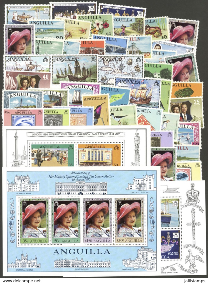 ANGUILA: Lot Of Very Thematic Sets And Souvenir Sheets, All MNH And Of Excellent Quality! - Anguilla (1968-...)