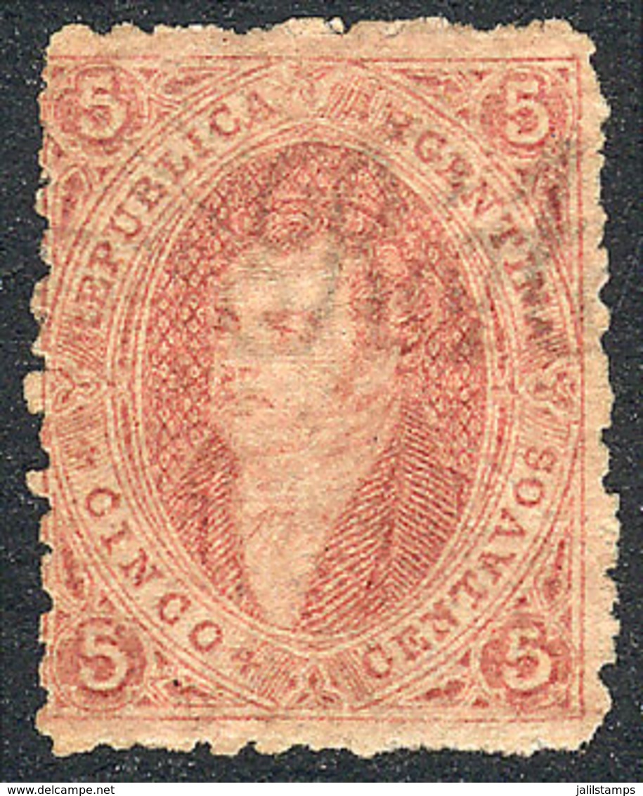 ARGENTINA: GJ.20, 3rd Printing, Mint, Watermark With Up-rightward Shift, Very Clear Impression, Superb! - Altri & Non Classificati