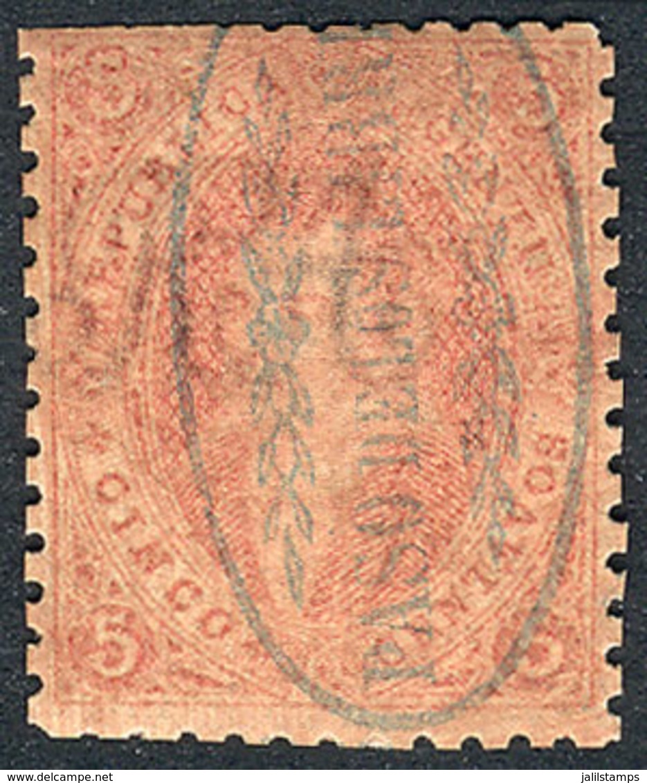 ARGENTINA - RIVADAVIA: GJ.20d, 3rd Printing With DIRTY PLATE Var., Excellent Quality! - Other & Unclassified