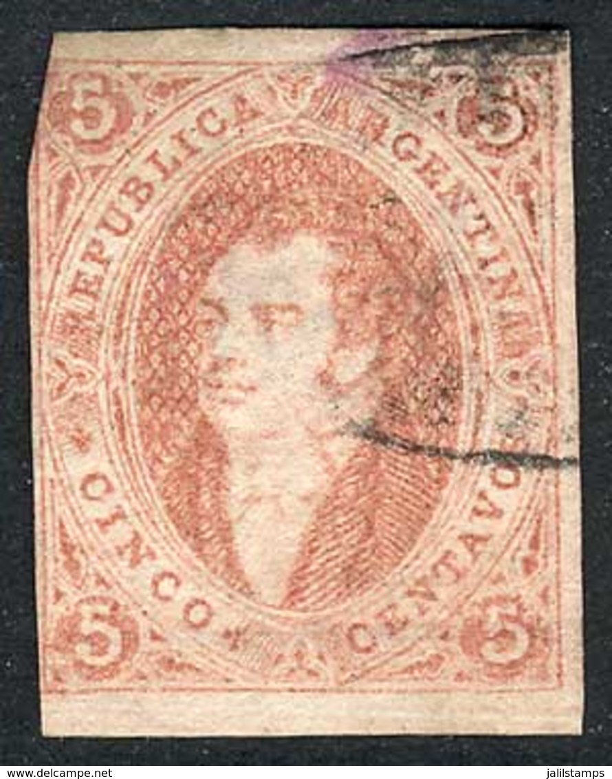 ARGENTINA: GJ.27, With 3 Very Wide Margins, Nice Example, Catalog Value US$250 - Autres & Non Classés