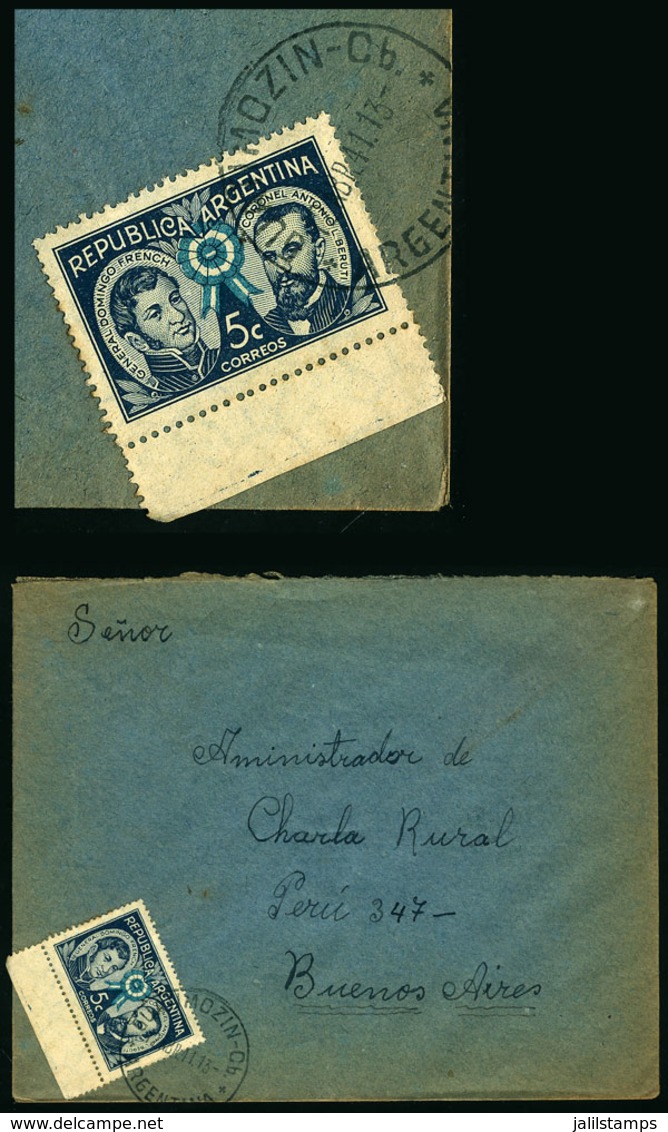 ARGENTINA: Cover Sent From GUATIMOZÍN (Córdoba) To Buenos Aires On 12/AP/1941, VF Quality - Autres & Non Classés