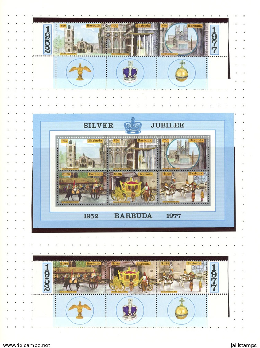 BARBUDA: Lot Of Very Thematic Sets And Souvenir Sheets, Mounted On Pages, Almost All MNH And Of Very Fine Q - Other & Unclassified