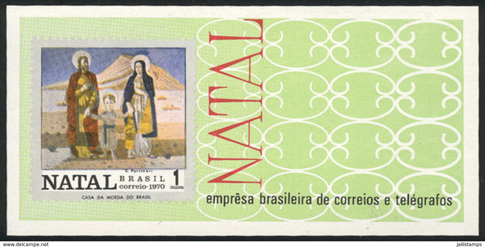 BRAZIL: Sc.1181, 1970 Christmas, Very Nice, Catalog Value US$60. - Autres & Non Classés