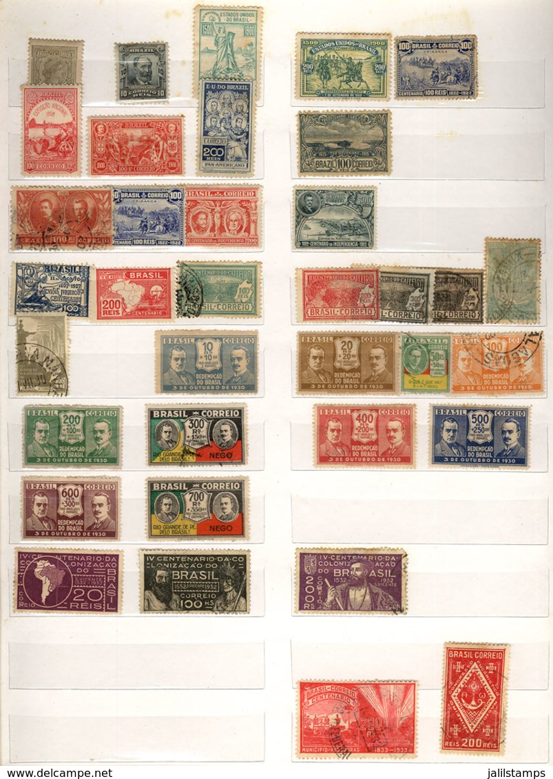 BRAZIL: Accumulation In Stockbook With Some Good Stamps, Fine General Quality (some Stamps With Minor Defe - Sonstige & Ohne Zuordnung