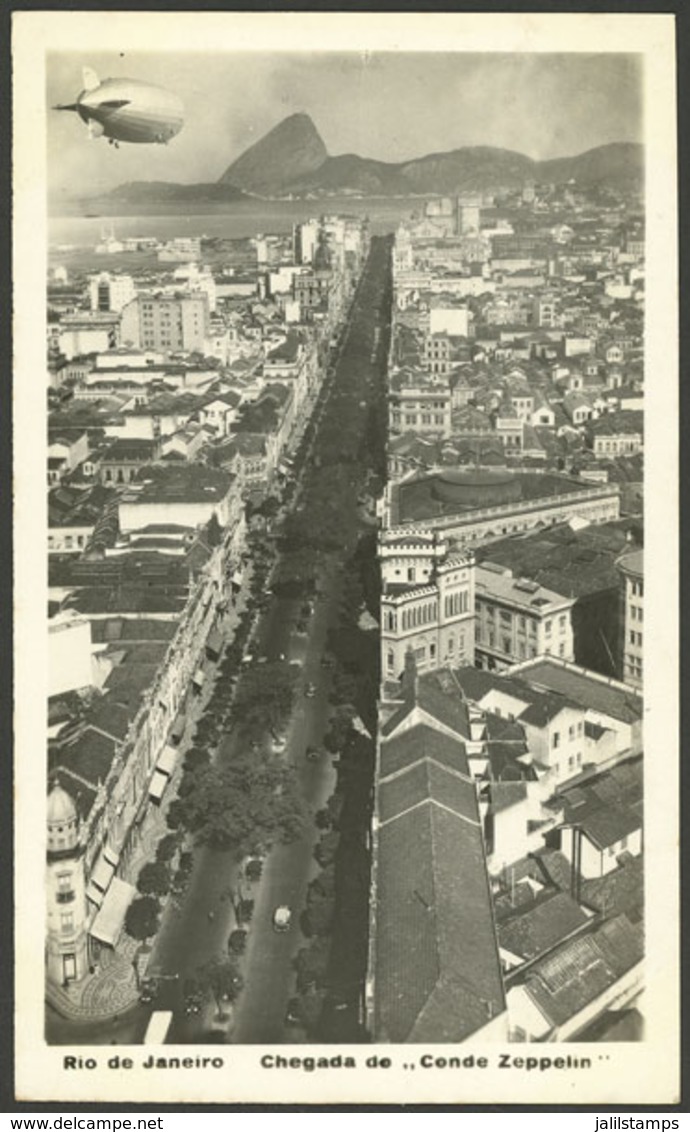 BRAZIL: Arrival Of GRAF ZEPPELIN In Rio De Janeiro, Circa 1930, Excellent Quality! - Sonstige & Ohne Zuordnung