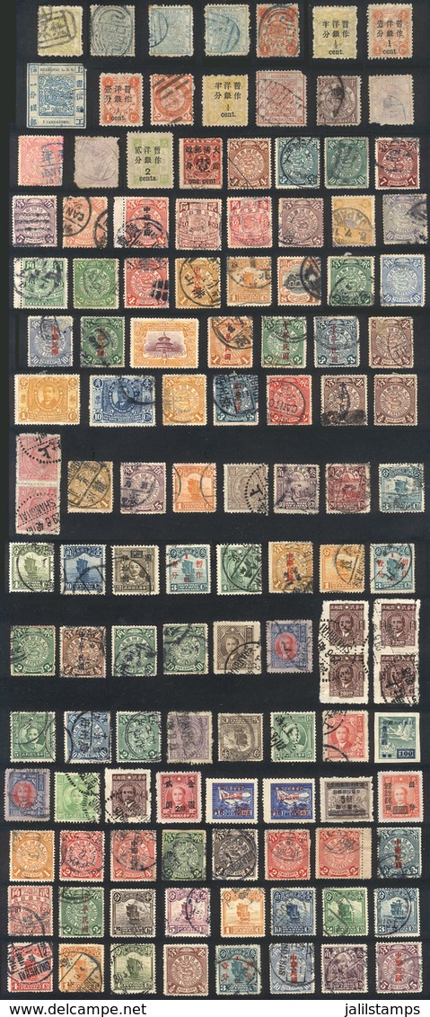 CHINA: Envelope Containing A Good Number Of Used Or Mint Stamps Of Varied Periods, Fine To Very Fine Gene - Autres & Non Classés