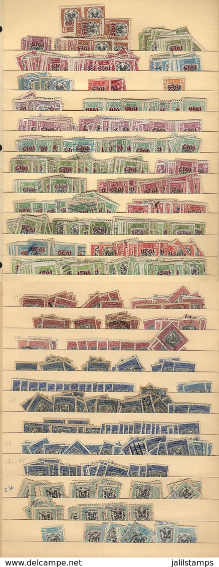 DOMINICAN REPUBLIC: Large Number (probably Thousands) Of Stamps Mounted On Stock Pages, Most Used And In General Of Fi - Dominicaine (République)