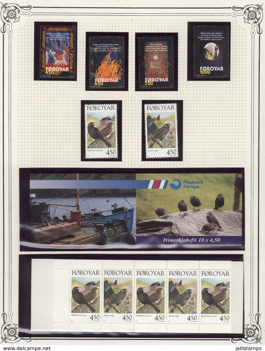 FAROE: Lot Of Stamps Issued In 1997 And 1998, MNH, Excellent Quality, Yvert Catalog Value Euros 150+ - Faroe Islands