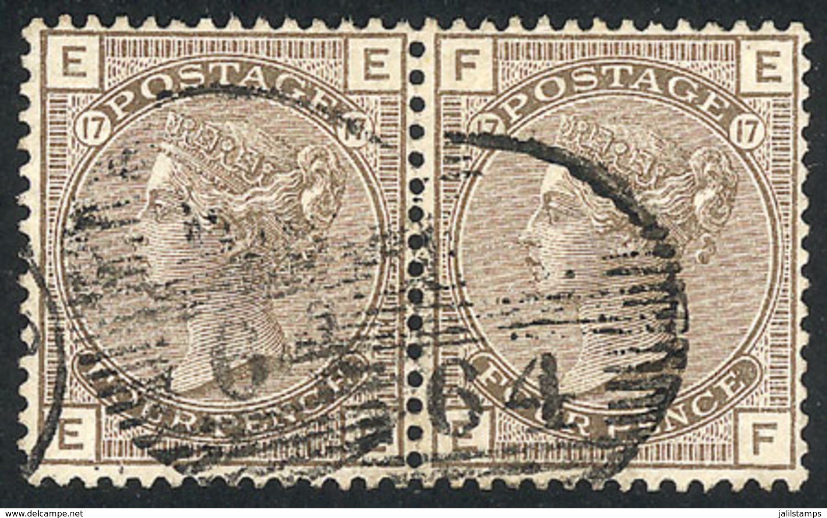 GREAT BRITAIN: Sc.84, Very Nice Used Pair! - Sonstige & Ohne Zuordnung