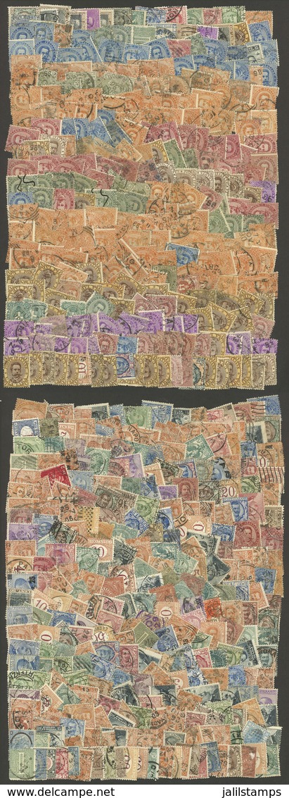 ITALY: Cigar Box With MANY HUNDREDS (probably Thousands) Of Old And Modern Stamps, Used Or Mint, Most Of - Ohne Zuordnung