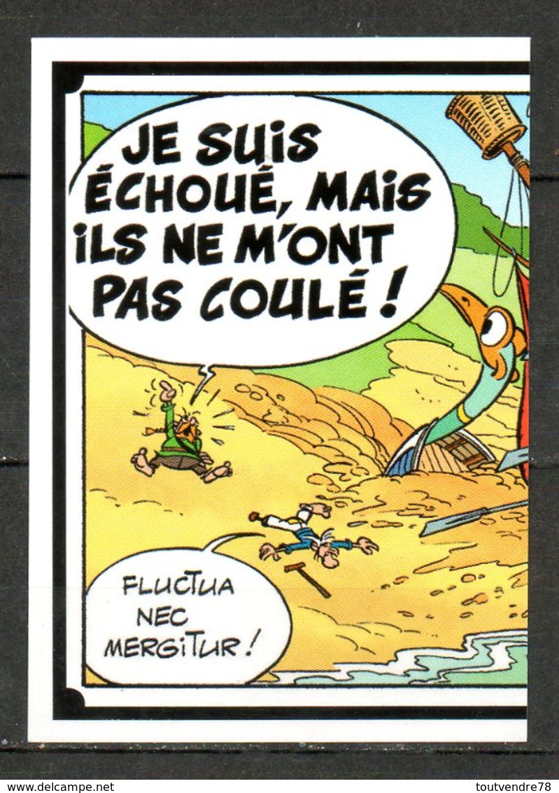 IM431 : Panini Carrefour Asterix 60 Ans / N°111 Bateau Pirate 1/2 - Edition Française