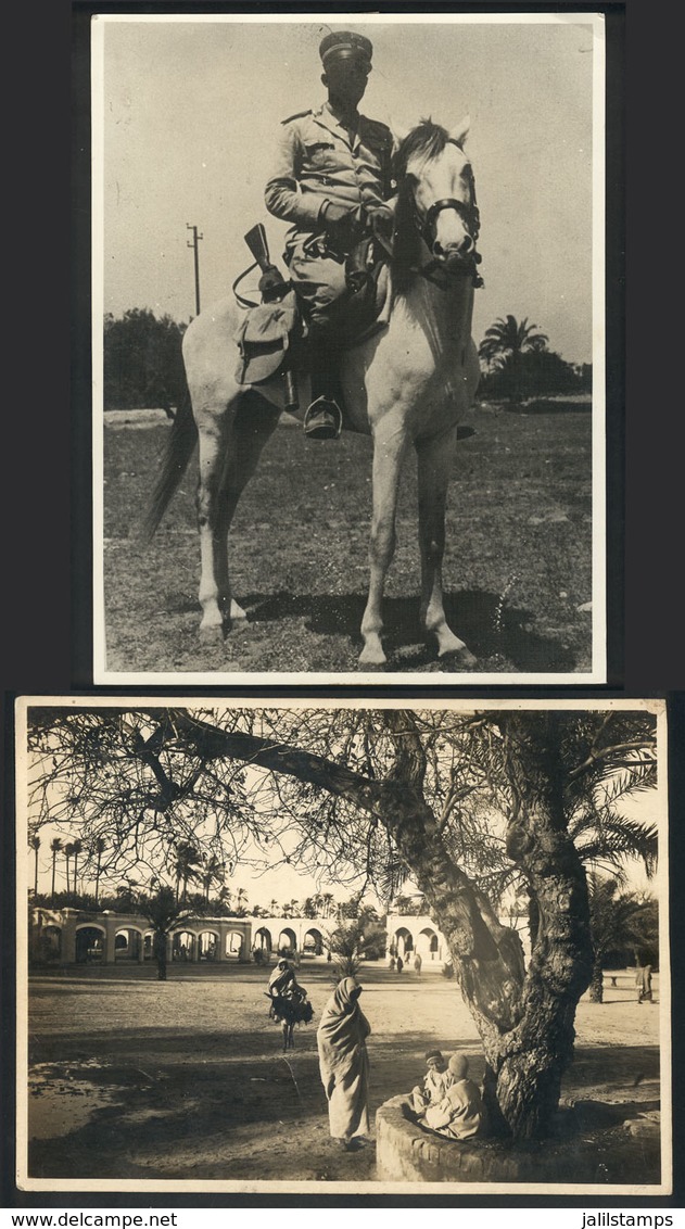 LIBYA: Circa 1940: 8 Beautiful Original Photographs, Large Size (235 X 180 Mm), Fine To VF Quality, Low Start! - Autres & Non Classés