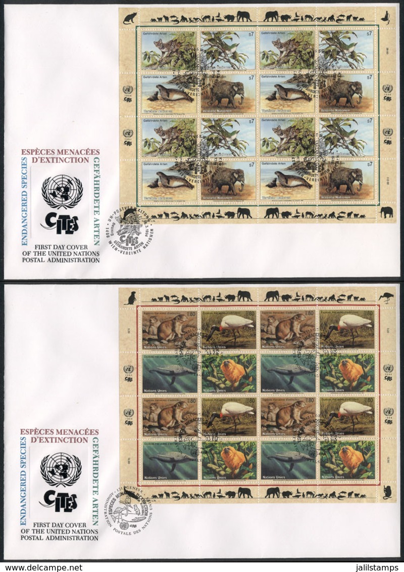 UNITED NATIONS: 76 Modern First Day Covers, Very Thematic, Excellent Quality, High Retail Value, Good Opportunity - Collections, Lots & Series