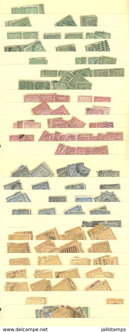 PANAMA: Large Number Of Stamps (many Thousands) Mounted On Stock Pages, Used And Mint, And In General Of F - Panama