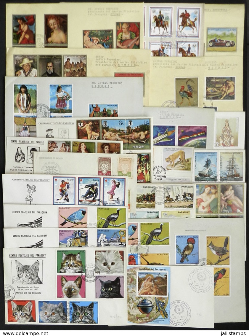 PARAGUAY: Over 20 Modern And VERY THEMATIC FDC Covers, Most Of Fine To VF Quality! - Paraguay
