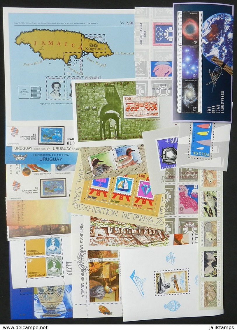 WORLDWIDE: Very Attractive Lot Of VERY THEMATIC Sets And Souvenir Sheets, Almost All MNH And Of Excellent Qua - Altri & Non Classificati
