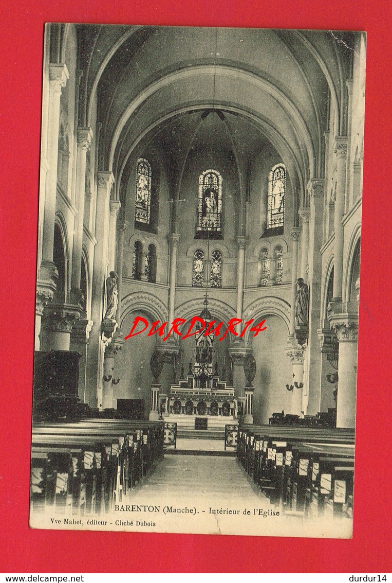 50 Manche BARENTON Intérieur De L'Eglise - Barenton