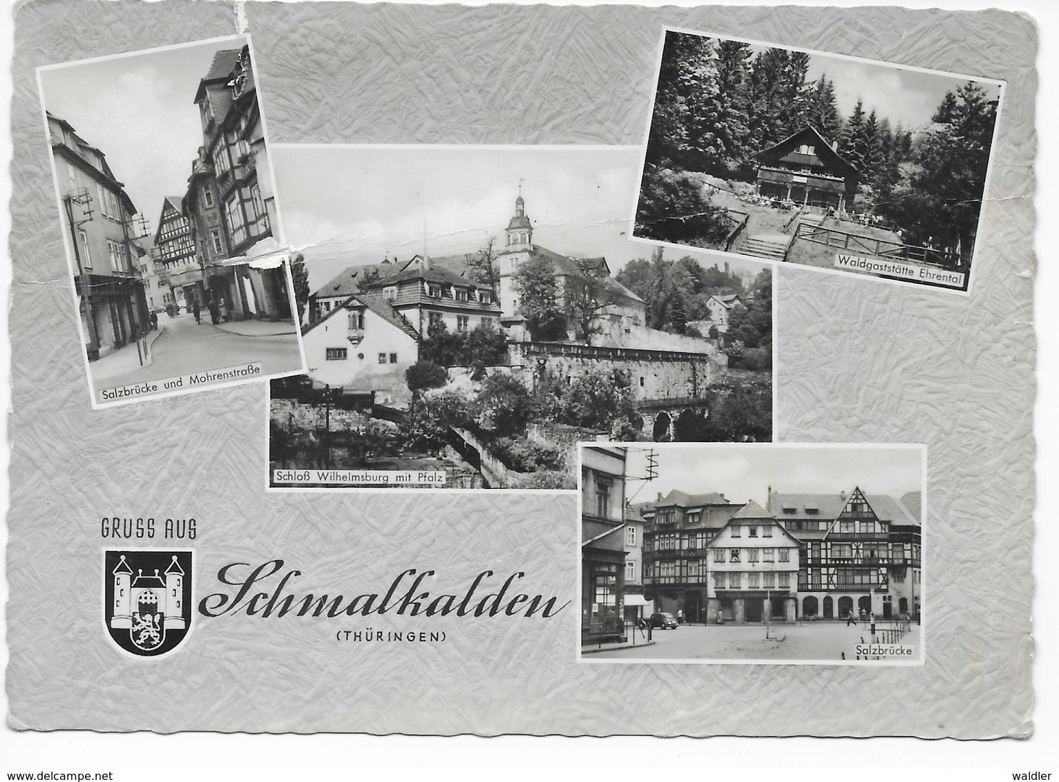 6080  SCHMALKALDEN  -  MEHRBILD 1960 - Schmalkalden