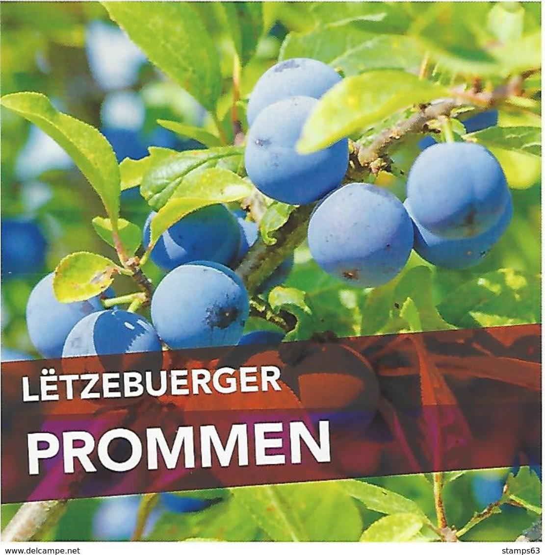 LUXEMBURG, 2018, Booklet 26, Plums In Luxemburg (prunes) - Booklets