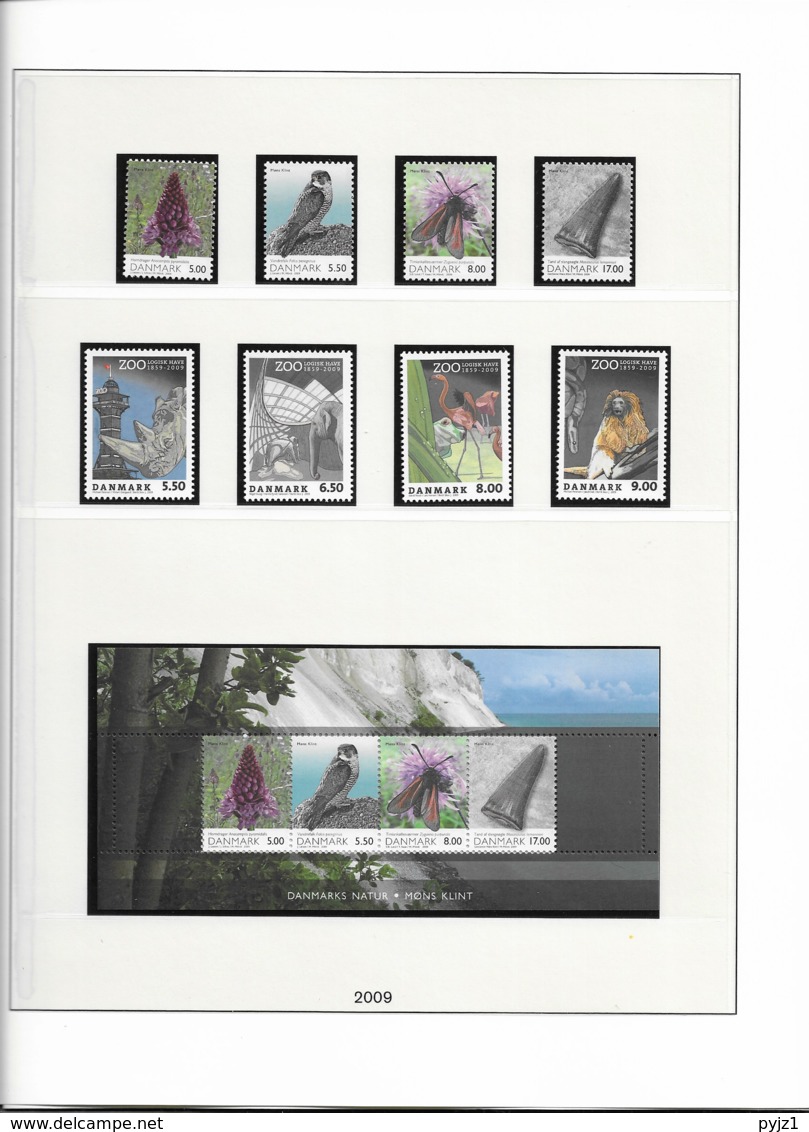 2009 MNH Denmark, Dänemark, Year Complete, Postfris** (4 Scans) - Annate Complete