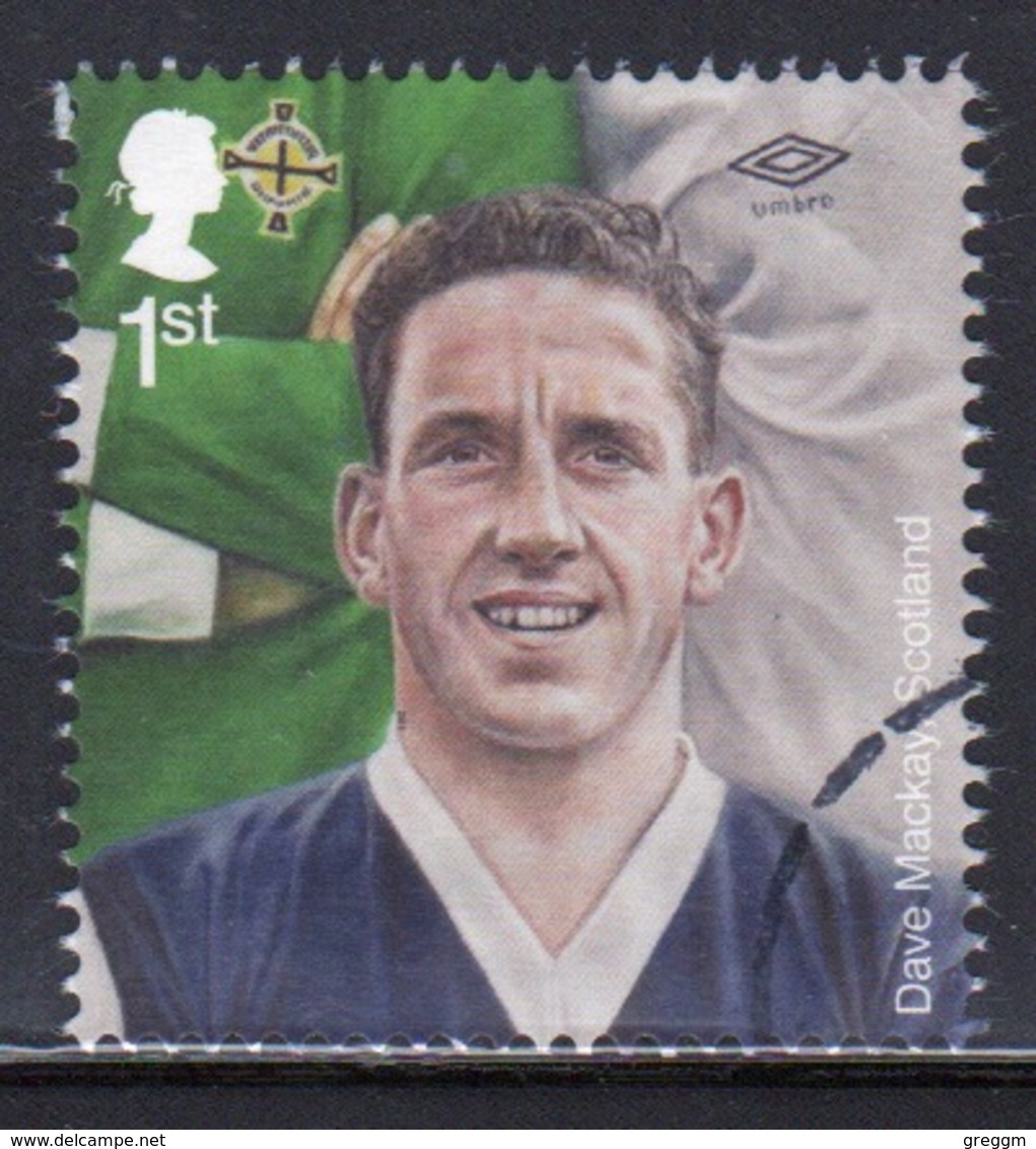 Great Britain 2013 Single  Stamp From Famous Footballers Set. - Used Stamps