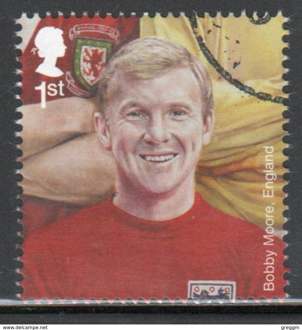 Great Britain 2013 Single  Stamp From Famous Footballers Set. - Used Stamps