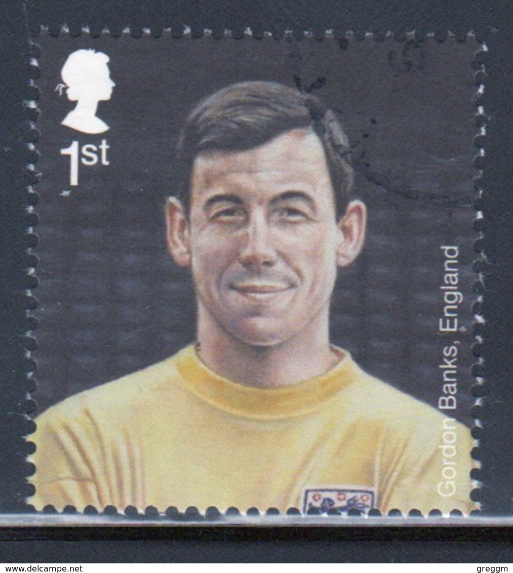 Great Britain 2013 Single  Stamp From Famous Footballers Set. - Used Stamps