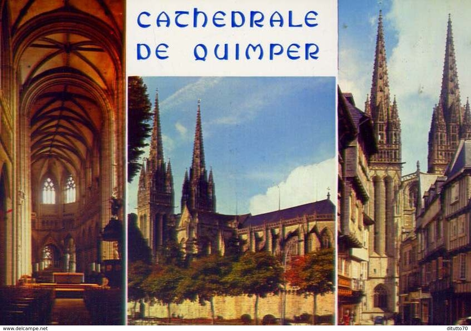 Cathedrale De Quimper - Formato Grande Non Viaggiata – E 12 - Altri & Non Classificati