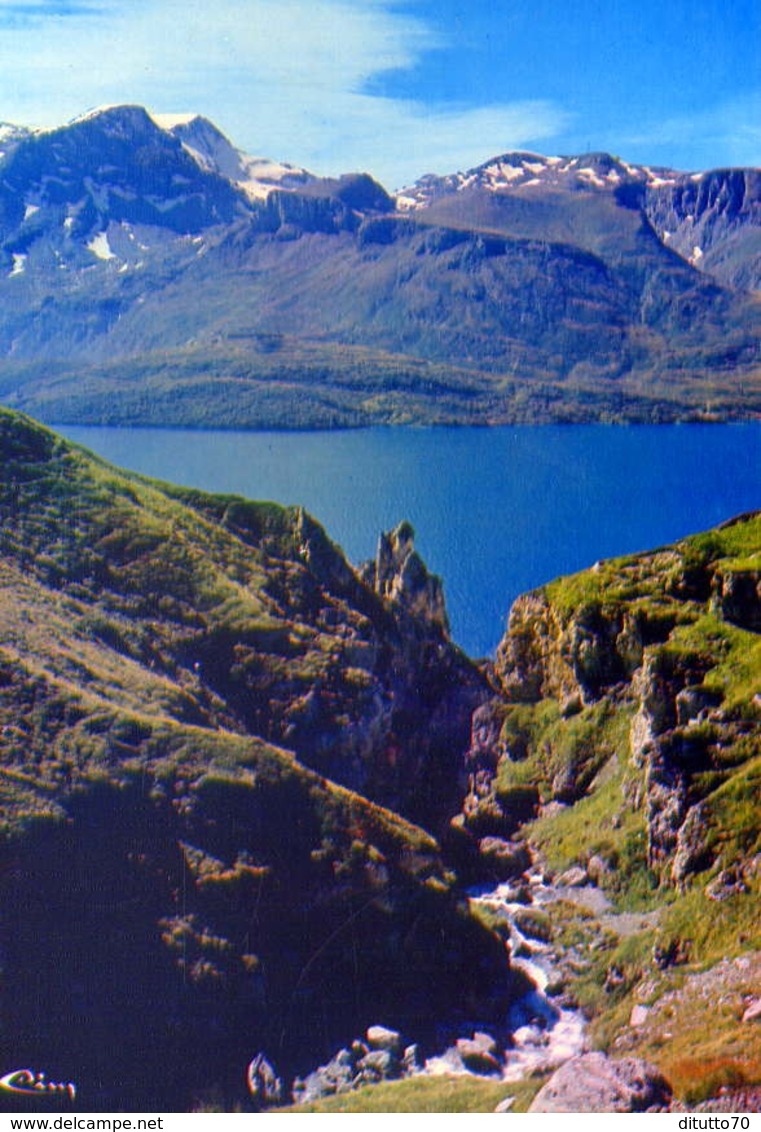 Col Du Mont Cenis - Savoie - Echapee Sur Le Lac - Formato Grande Non Viaggiata – E 12 - Altri & Non Classificati