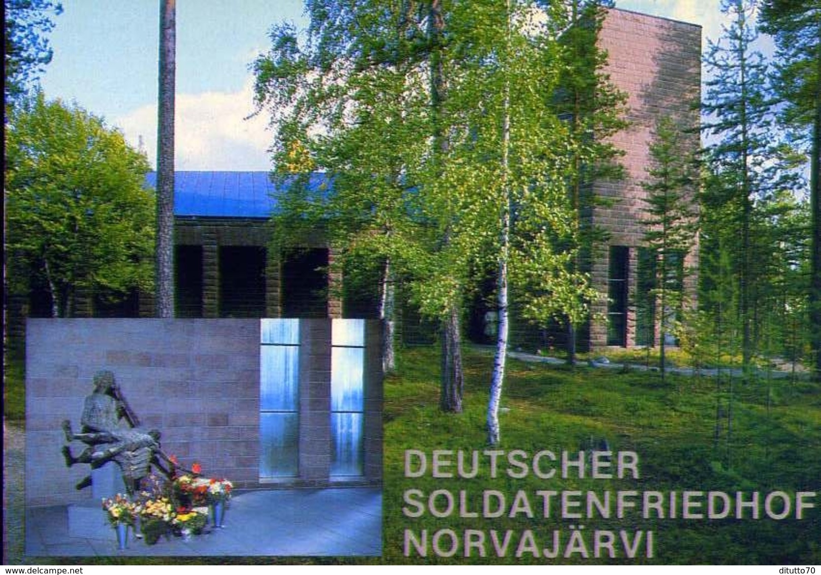 Deutscher Soldatenfriedhof Norvajarvi - Formato Grande Non Viaggiata – E 12 - Altri & Non Classificati