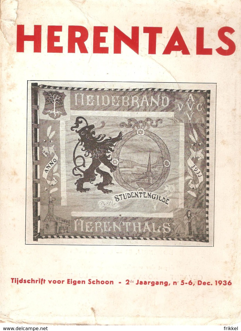 Boekje Herentals Tijdschrift Voor Eigen Schoon 2de Jaargang N°5-6 Dec 1936 - Herentals