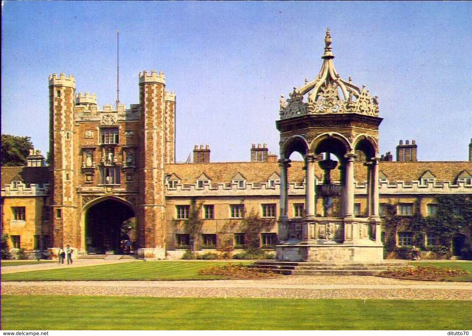 Great Court - Trinity College - Cambridge - Formato Grande Non Viaggiata – E 12 - Altri & Non Classificati