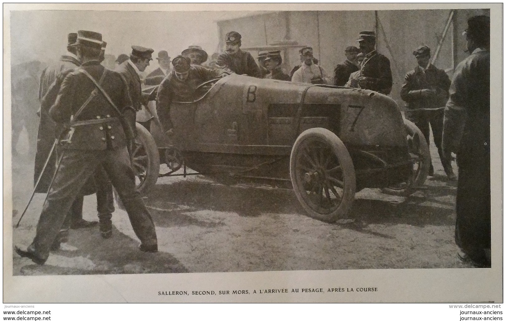 1904 COUPE GORDON BENNETT - MAZAGRAN - VILLERS LE TOURNEUR - MICHELIN - TREGUIER - ARRAS - COLONEL MARCHAND -FONTSÉGUGNE