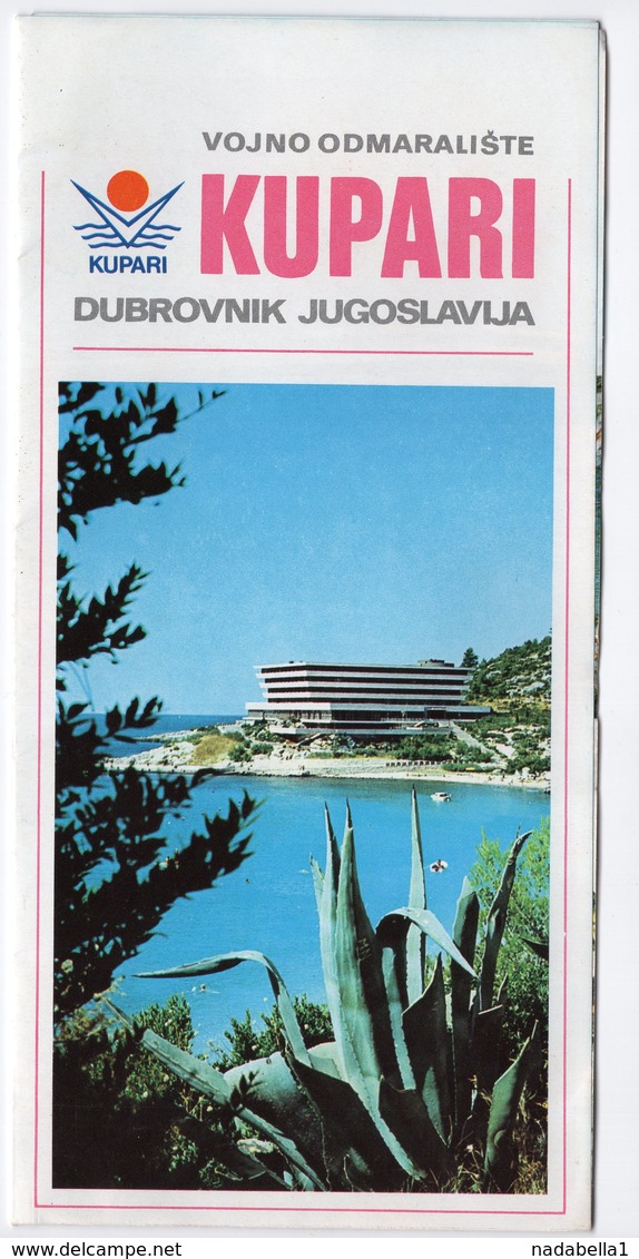 1970s YUGOSLAVIA, CROATIA, DUBROVNIK, KUPARI - Tourism Brochures