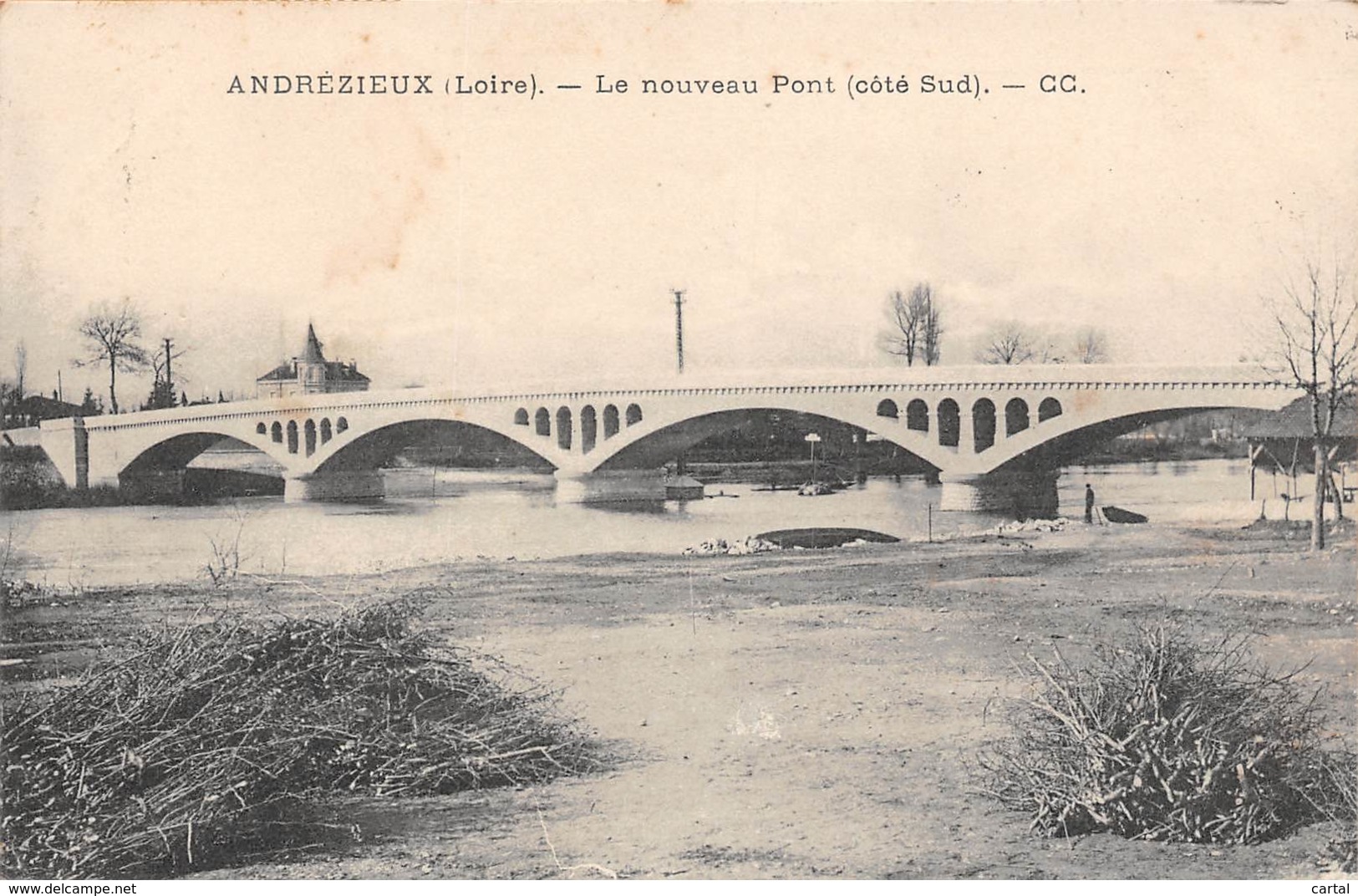 42 - ANDREZIEUX - Le Nouveau Pont (côté Sud) - Andrézieux-Bouthéon